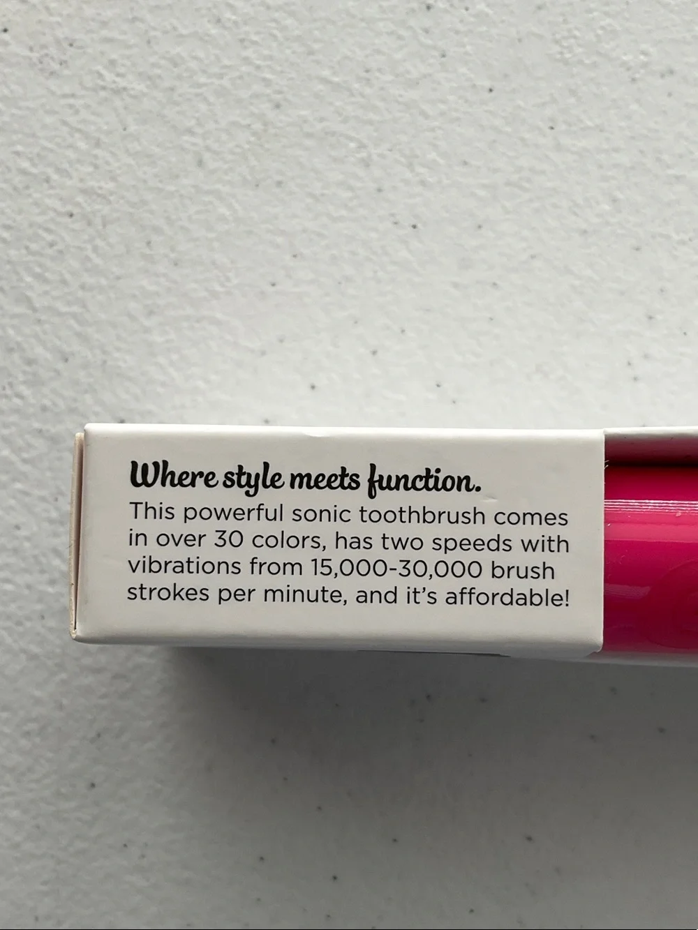 POPs Sonic GoSonic Portable Toothbrush - Pink